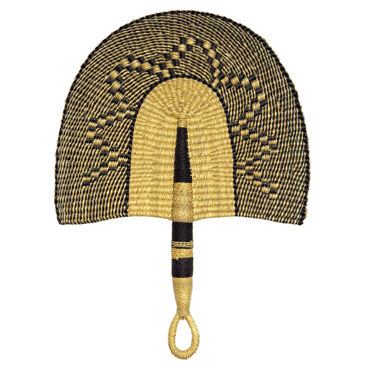 Woven Fans - Black Design 1