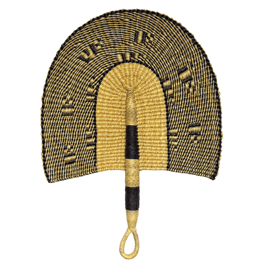 Woven Fans - Black Design 2