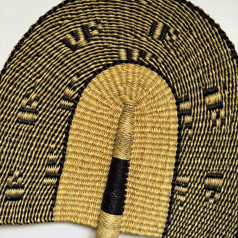 Woven Fans - Black Design 2