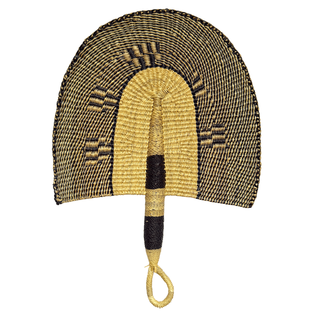 Woven Fans - Black Design 3