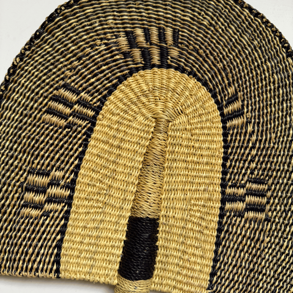 Woven Fans - Black Design 3