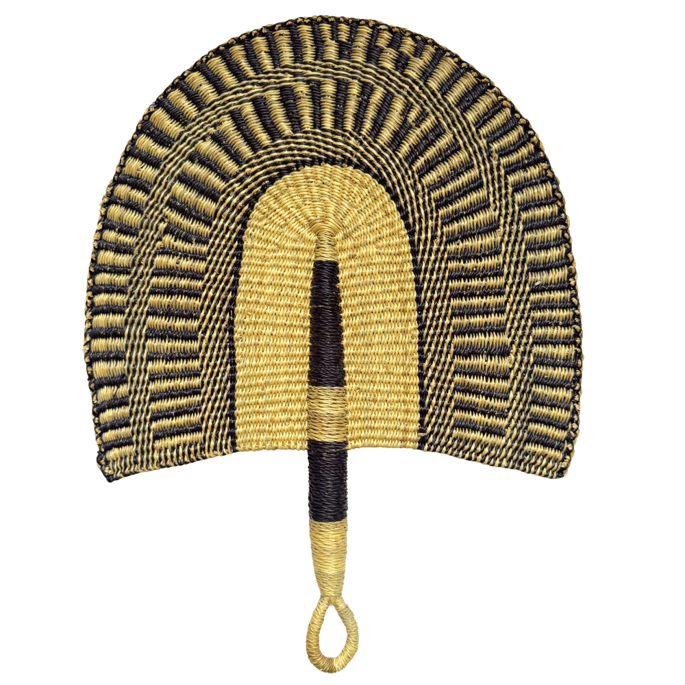 Woven Fans - Black Design 4