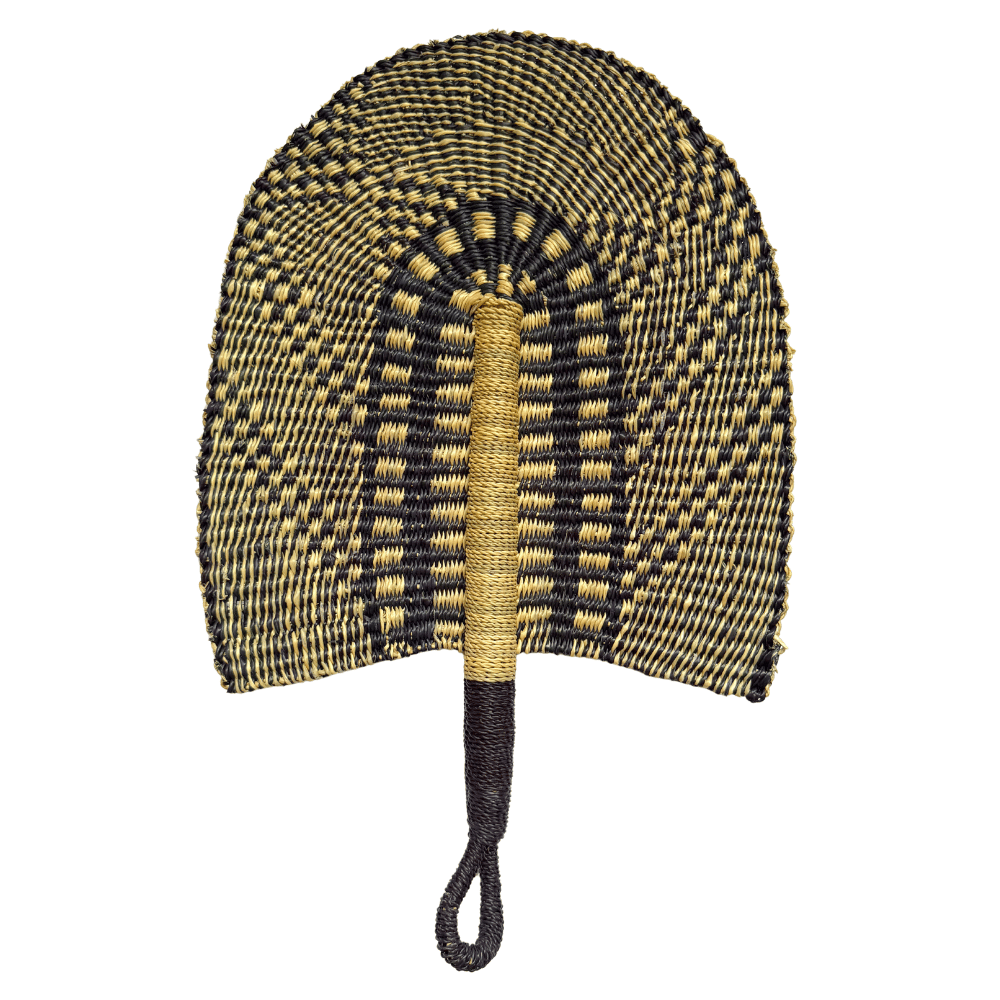 Woven Fans - Black Design 5