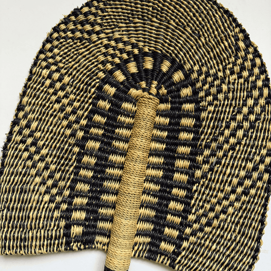 Woven Fans - Black Design 5