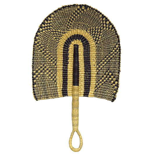Woven Fans - Black Design 6
