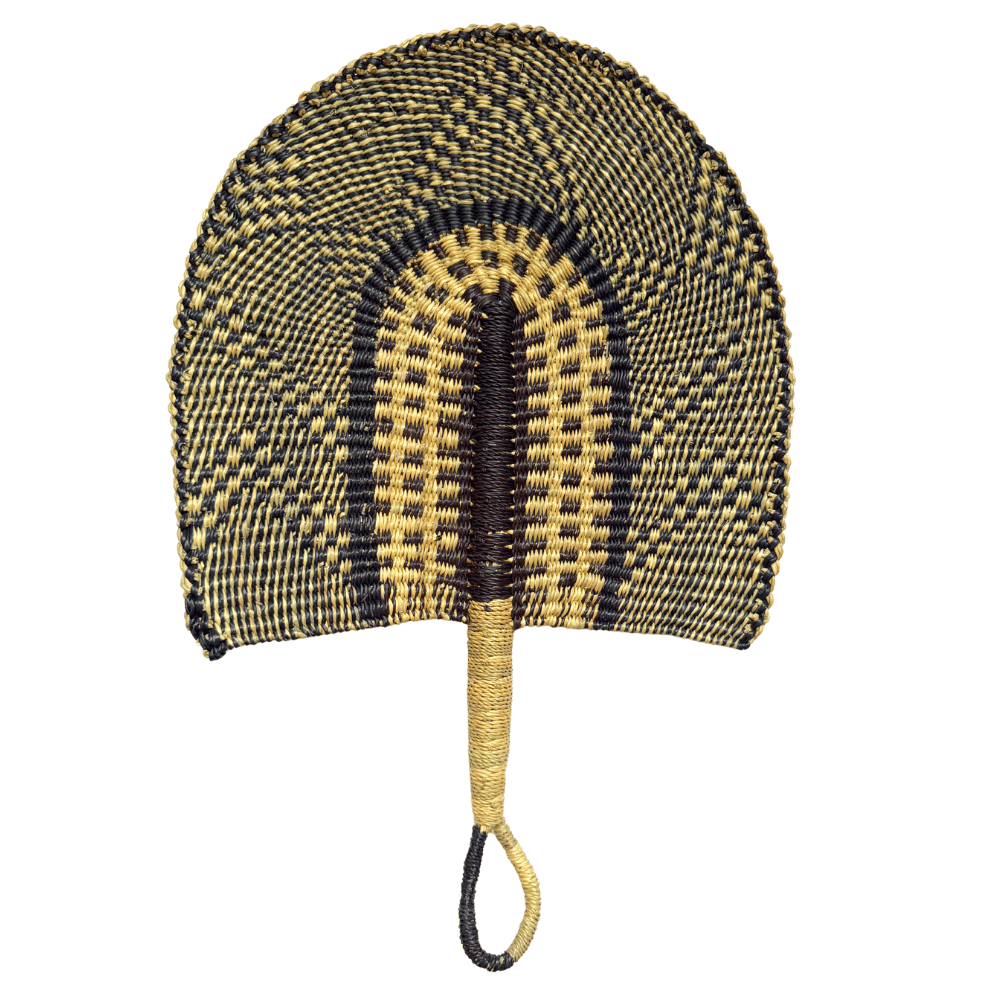 Woven Fans - Black Design 7