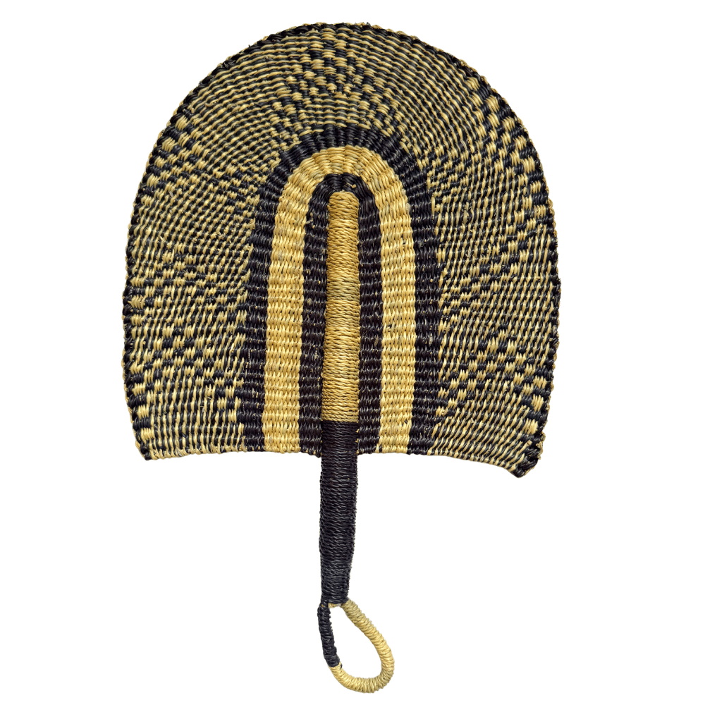 Woven Fans - Black Design 8