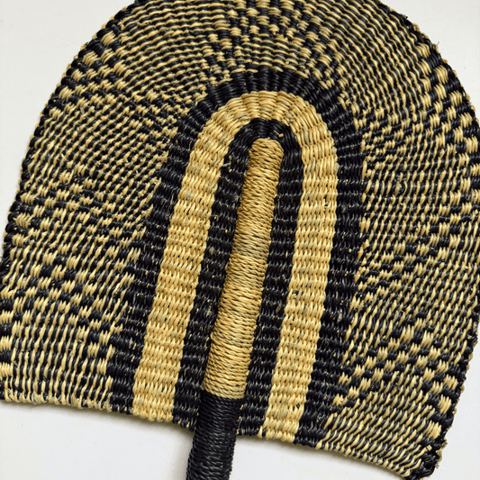 Woven Fans - Black Design 8