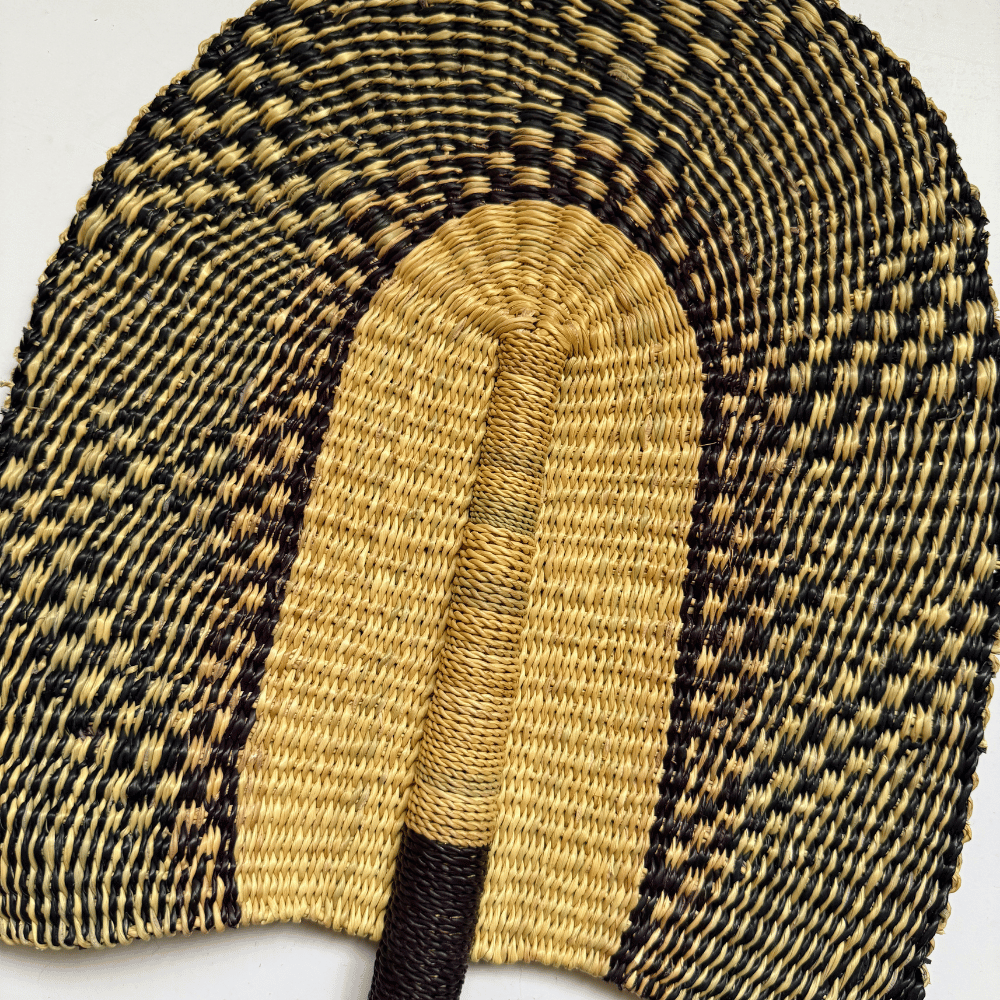 Woven Fans - Black Design 9