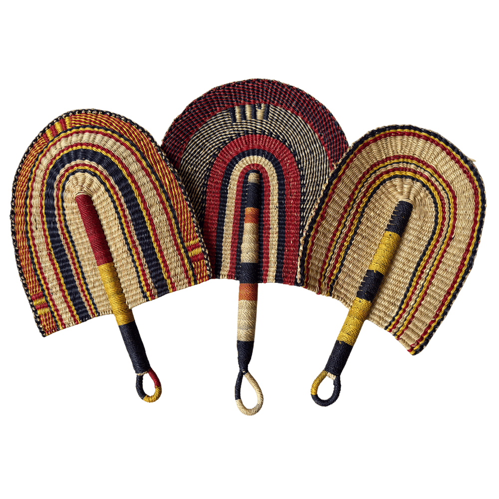 Woven Fans - Coloured Design 11