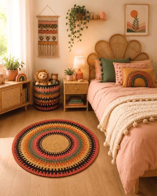 Handwoven Floor Rug - Clearance Sale 4 - 100cm