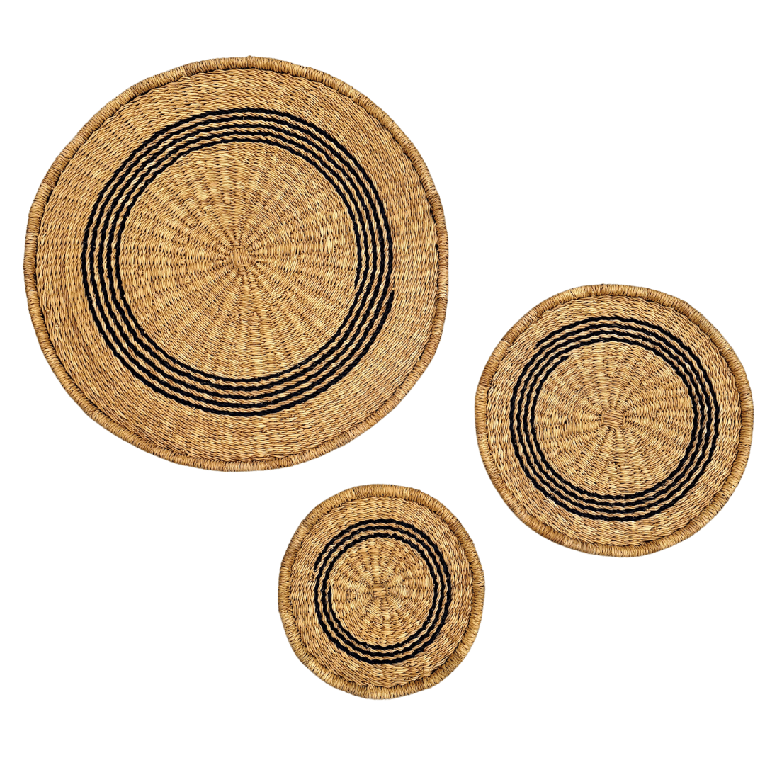 Handwoven Wall Basket Sets - Minimalist