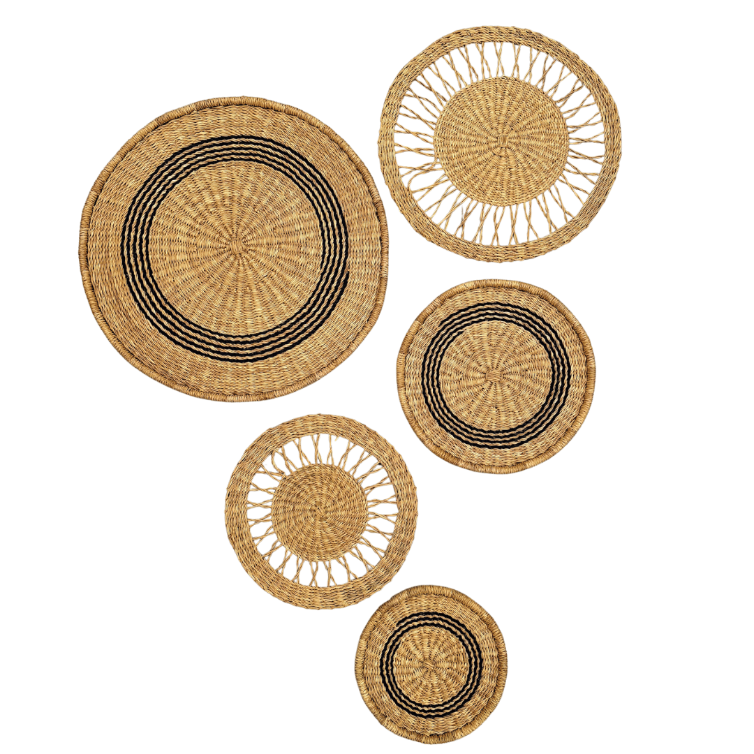 Handwoven Wall Basket Sets - Minimalist