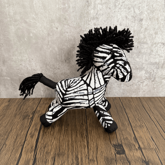 Ankara Soft Toy - Zebra 1