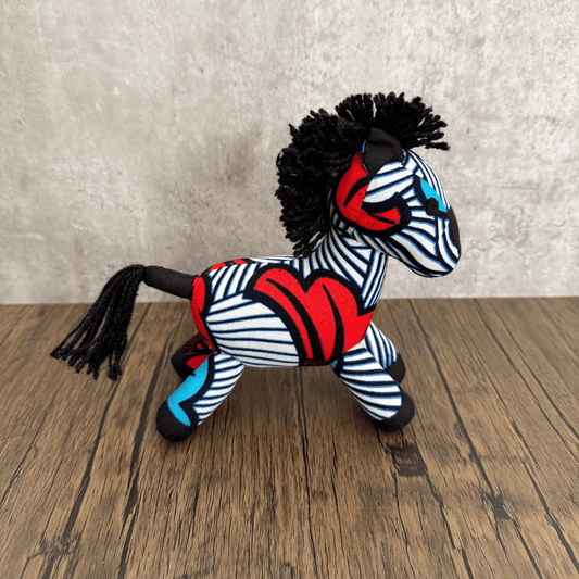 Ankara Soft Toy - Zebra 2